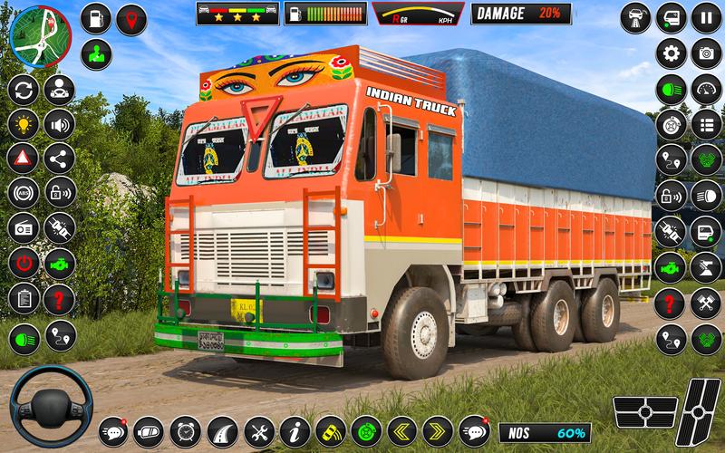 Indian Truck Game 3d Truck sim スクリーンショット 2