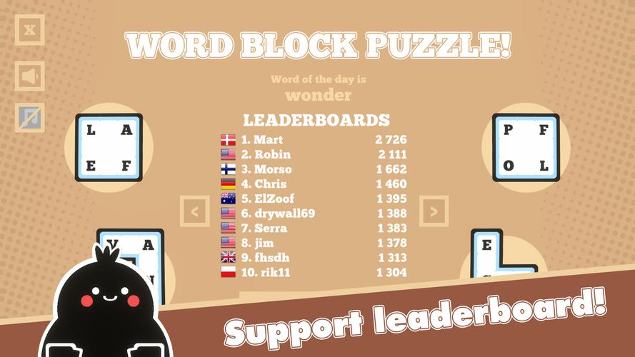 Word Block Puzzle スクリーンショット 0