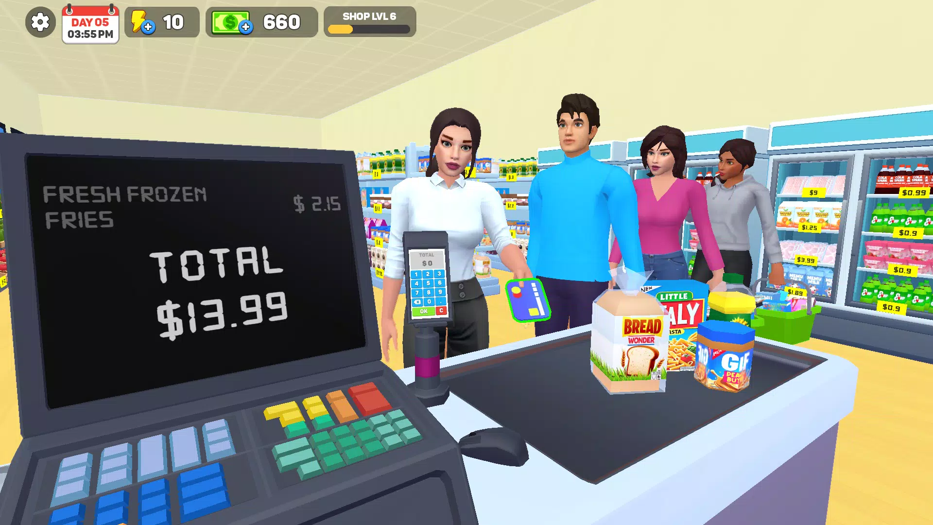 My Supermarket Simulator 3D Ảnh chụp màn hình 1