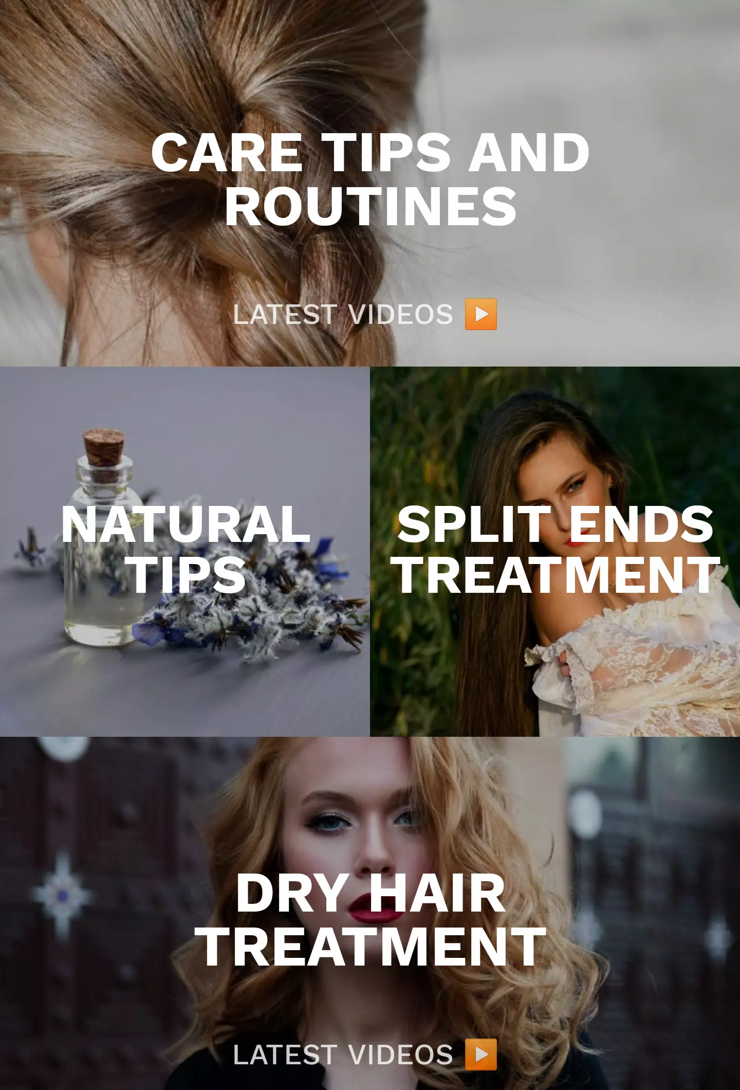 Haircare app for women Ảnh chụp màn hình 3