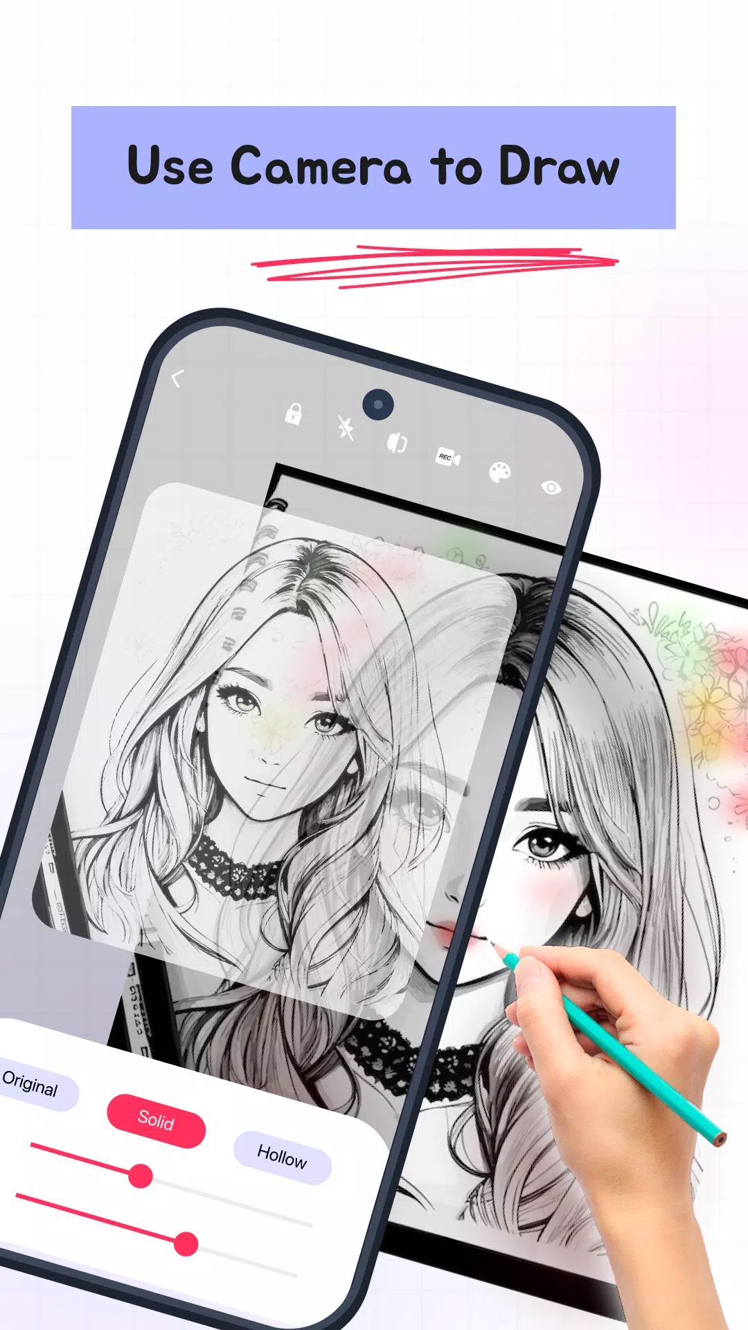 AR Drawing: Anime Sketch Ekran Görüntüsü 0