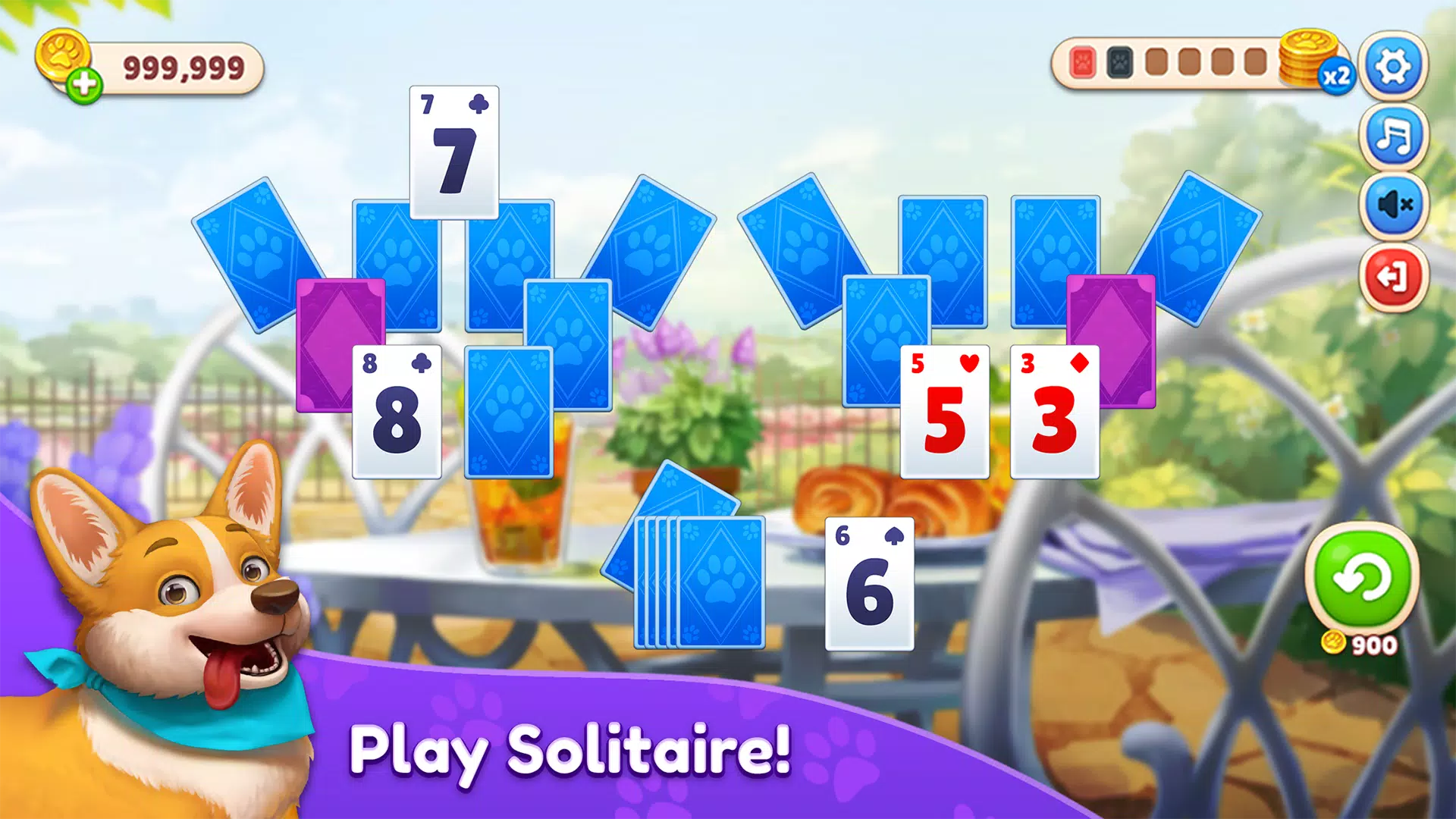 Schermata Piper's Pet Cafe - Solitaire 1