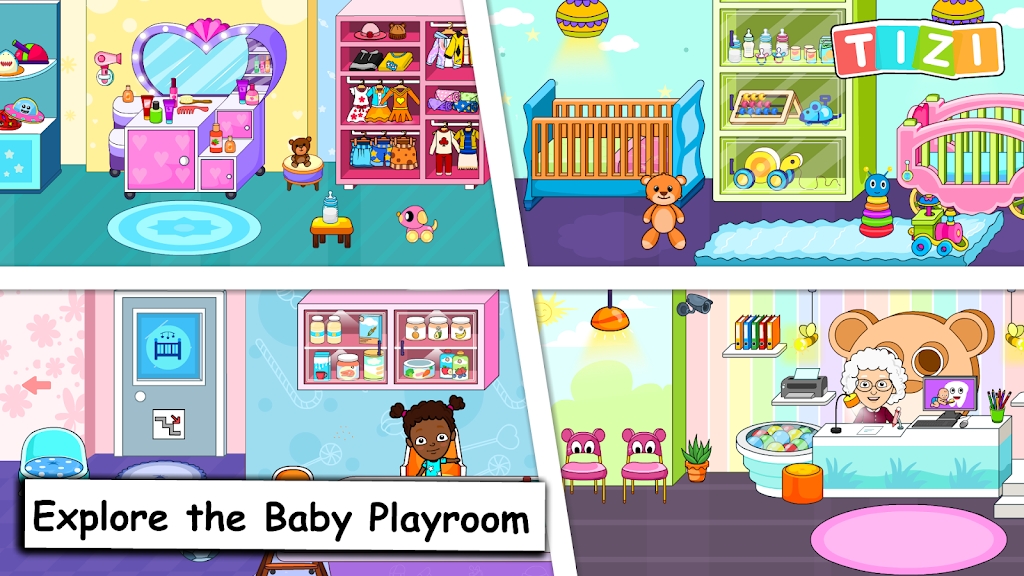 My Tizi Town Daycare Baby Game স্ক্রিনশট 1