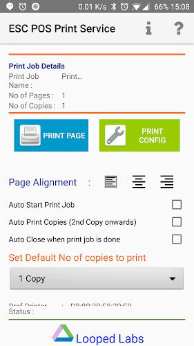 ESCPOS Bluetooth Print Service ဖန်သားပြင်ဓာတ်ပုံ 2