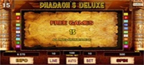 Pharaoh`s Deluxe Slot Tangkapan skrin 0