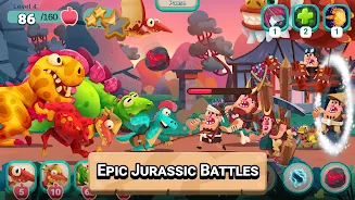 Dino Bash: Travel Through Time Ảnh chụp màn hình 3