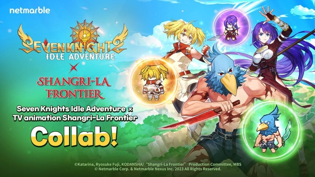 Seven Knights Idle Adventure Shangri-La Frontier နှင့် ပူးပေါင်းသည်။