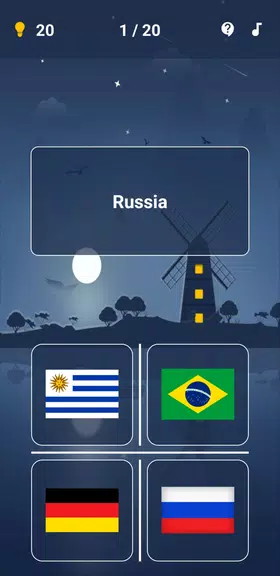 Flag quiz - Country flags ภาพหน้าจอ 0