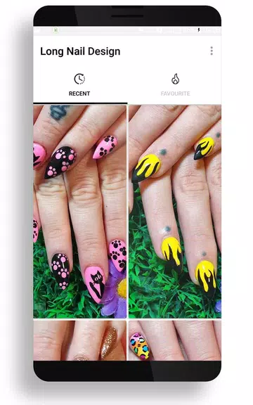 Long Nail Design ဖန်သားပြင်ဓာတ်ပုံ 1