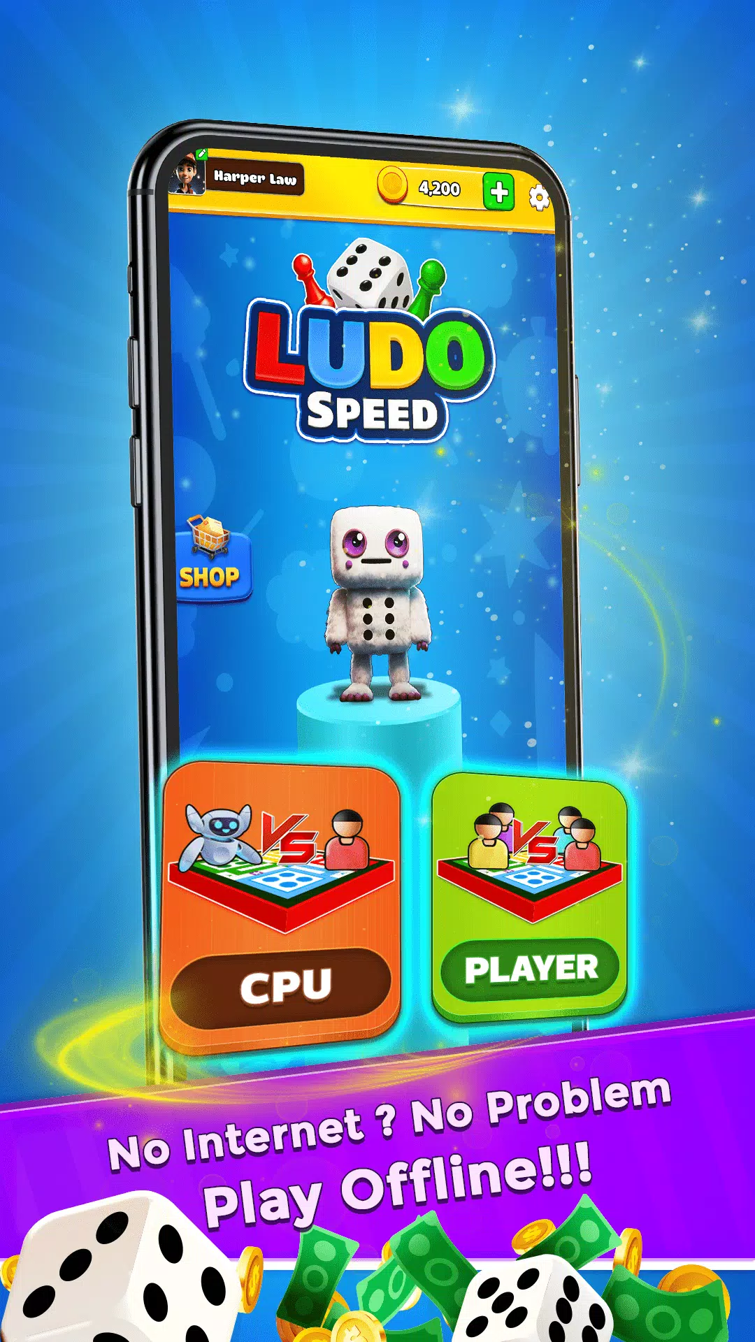 Ludo Speed - Dice Game Fun! 스크린샷 2