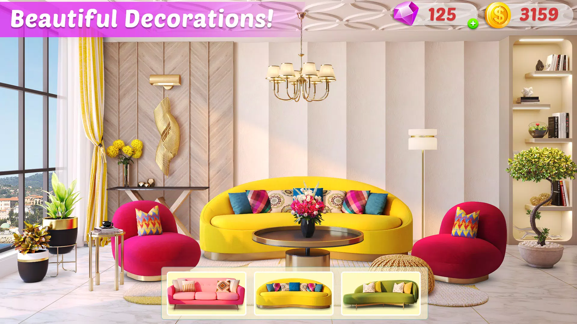 Redesign – My Home Design Game Скриншот 2