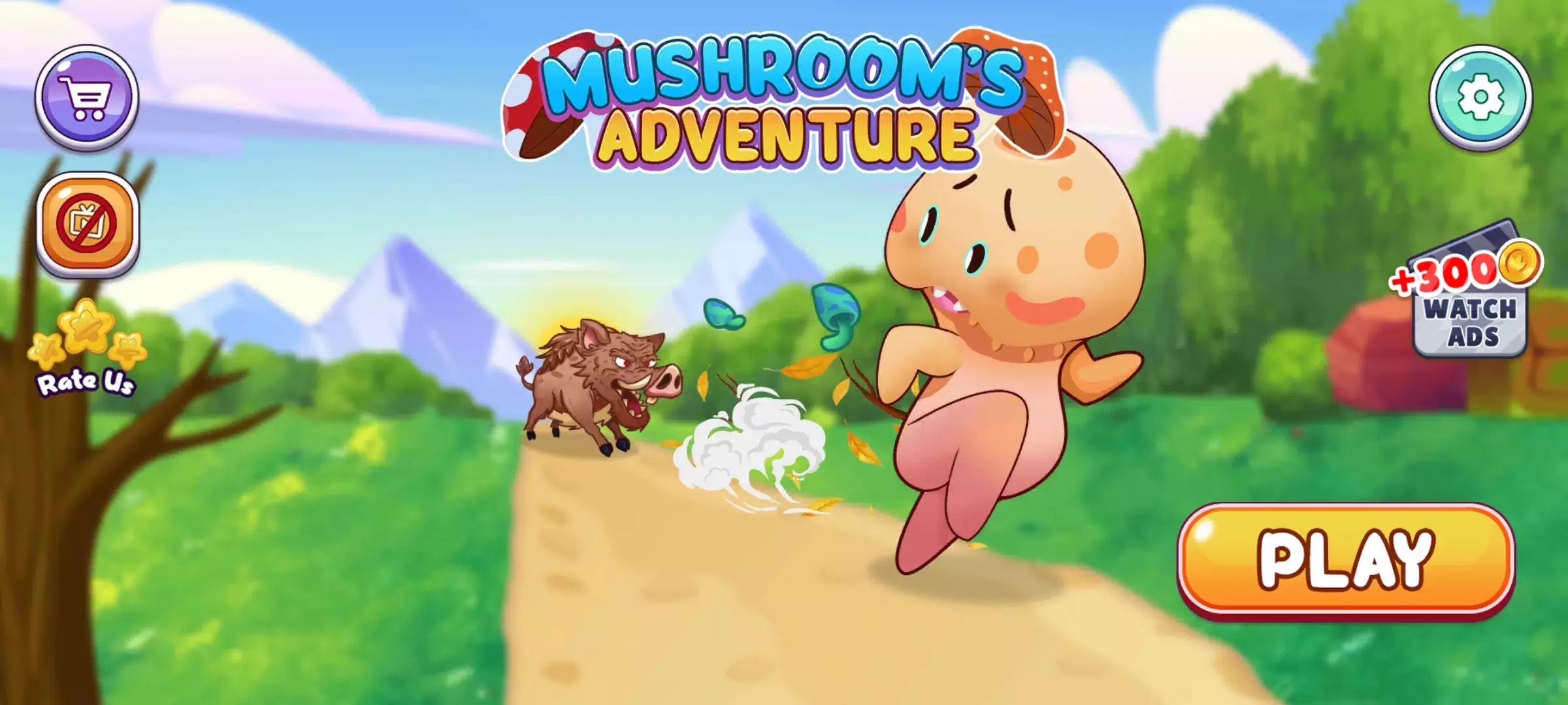 Mushroom war: Jungle Adventure Captura de tela 0