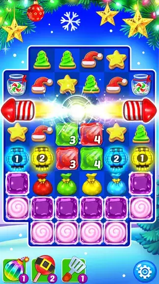 Christmas Cookie: Match 3 Game स्क्रीनशॉट 3