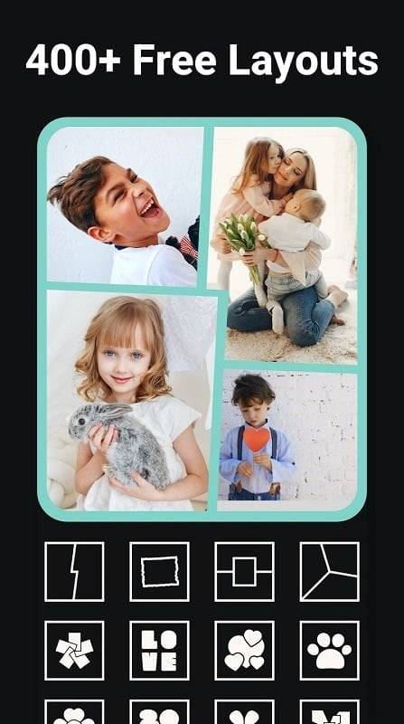 Grid Photo Collage Maker Quick Ảnh chụp màn hình 2