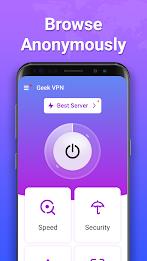 Geek VPN: Fast & Stable Proxy スクリーンショット 1