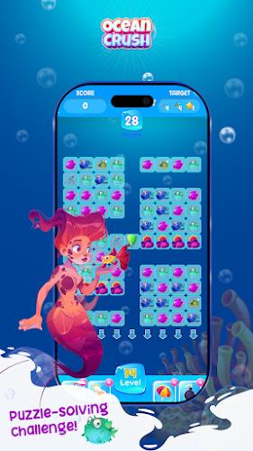 Ocean Crush Game - Match 3 ภาพหน้าจอ 3