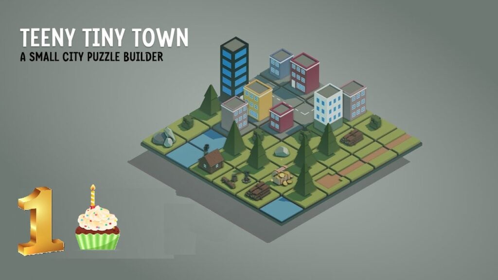 Vier het sciencefiction-jubileum van Teeny Tiny Town!