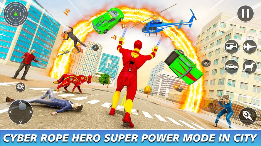 Cyber Rope Hero স্ক্রিনশট 2