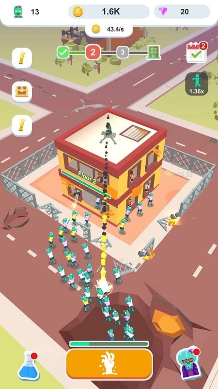 Idle Zombie Army ภาพหน้าจอ 2