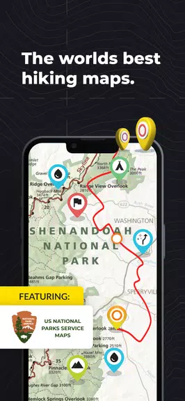 HiiKER: The Offline Hiking app Ảnh chụp màn hình 1