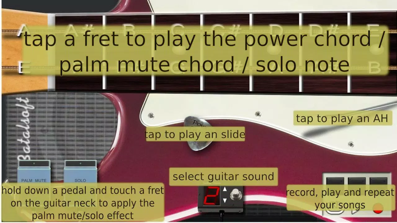 Power guitar HD ภาพหน้าจอ 3