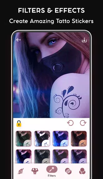 Tattoo on Photo: Tattoo design Screenshot 3