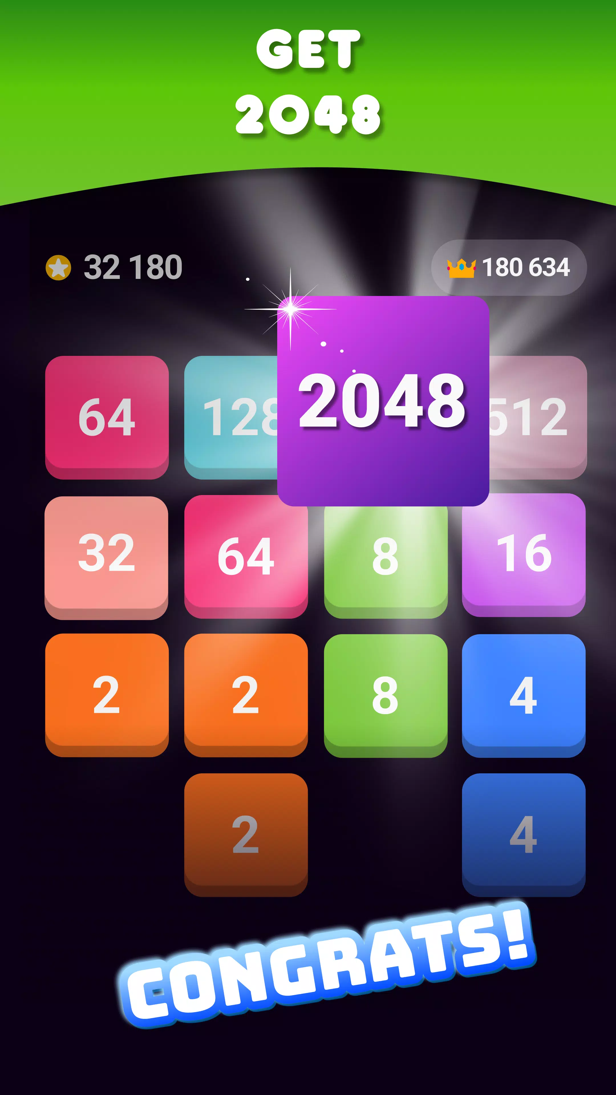 2048: Puzzle Game! Merge Block スクリーンショット 1