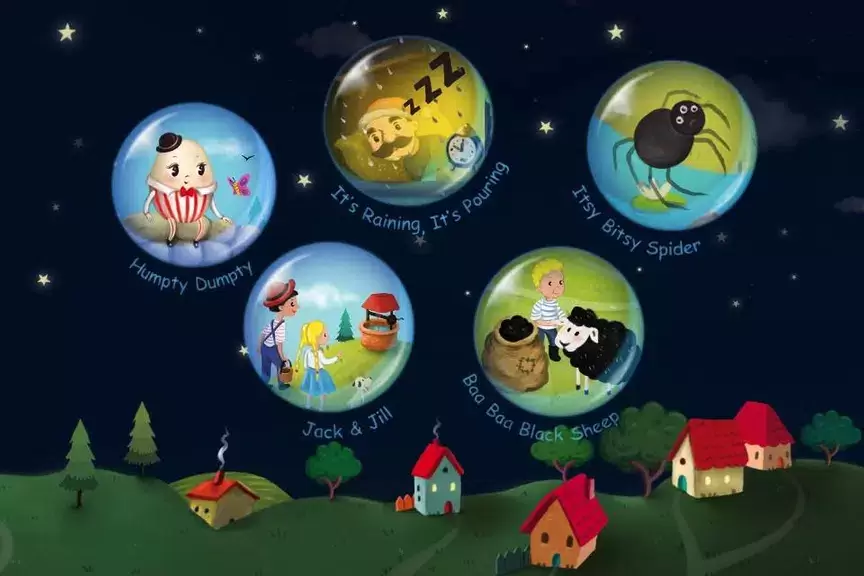 Schermata Cute Nursery Rhymes, Poems & Songs For Kids Free 0