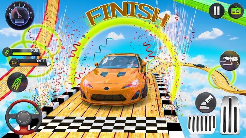 Mega Ramp Car Stunts Race Schermafbeelding 3