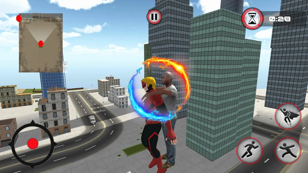 Superhero: Monster City Battle ภาพหน้าจอ 0