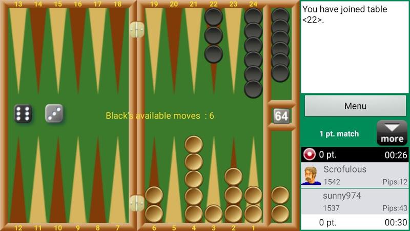 Backgammon Club应用截图第1张