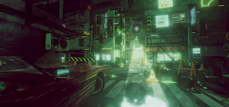 VR Cyberpunk City ဖန်သားပြင်ဓာတ်ပုံ 0