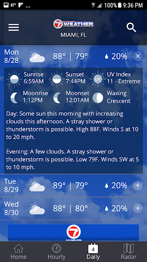 WSVN 7Weather - South Florida スクリーンショット 3