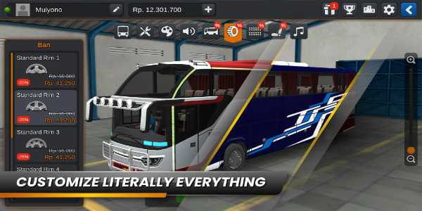 Bus Simulator Indonesia Mod Captura de tela 2