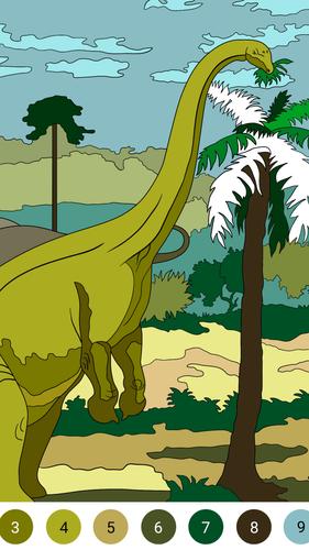 Dino Coloring Encyclopedia Schermafbeelding 1