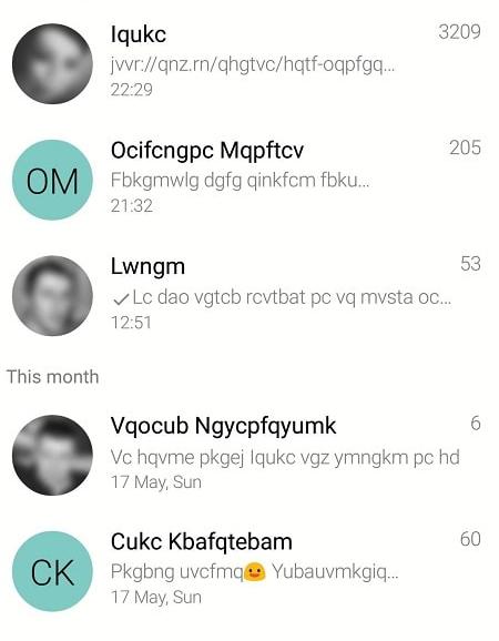 YAATA - SMS/MMS messaging Скриншот 2