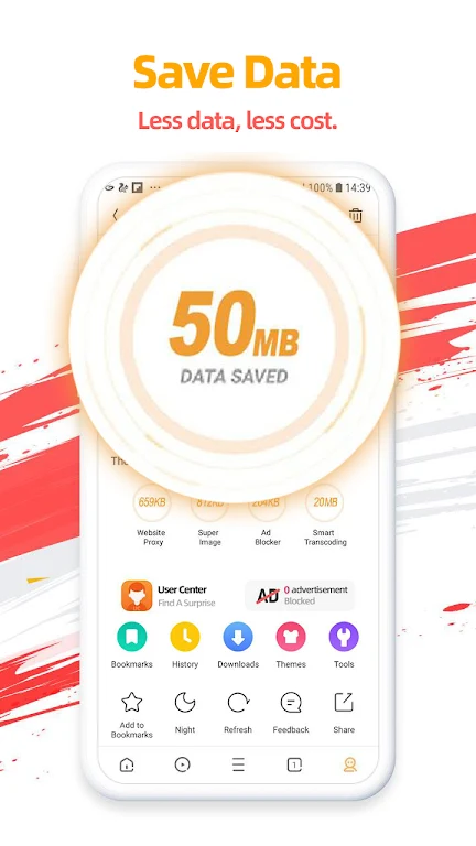 Schermata UC Browser Android 1