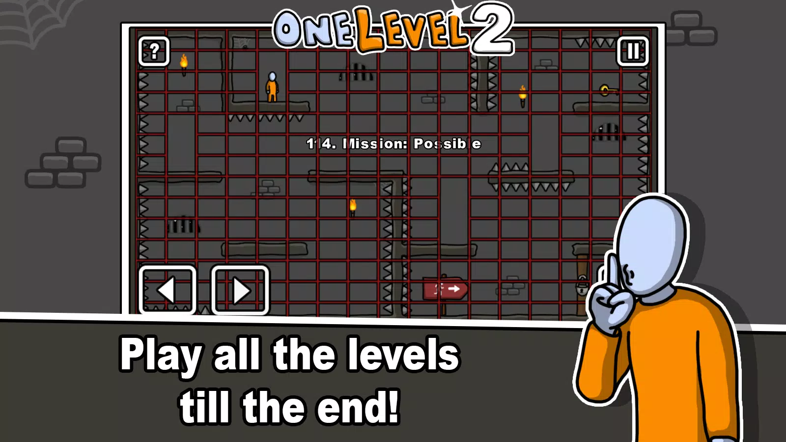 One Level 2 Stickman Jailbreak Screenshot 3