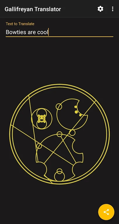 Gallifreyan Translator ဖန်သားပြင်ဓာတ်ပုံ 1