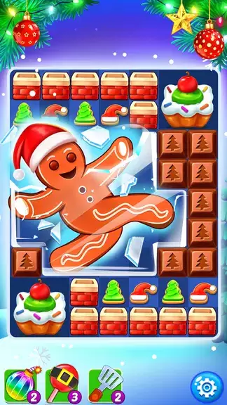 Christmas Cookie: Match 3 Game Capture d'écran 2