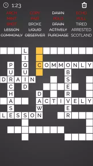 Crossword : Word Fill Tangkapan skrin 1