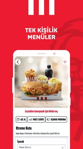 KFC Türkiye – Yemek Siparişi應用截圖第2張