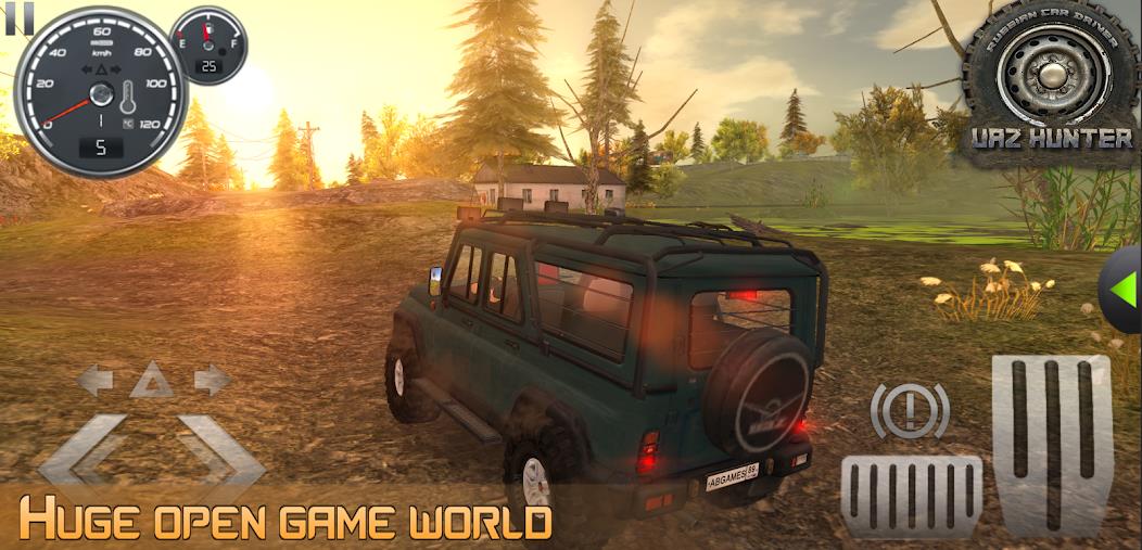 Russian Car Driver UAZ HUNTER Mod Zrzut ekranu 0