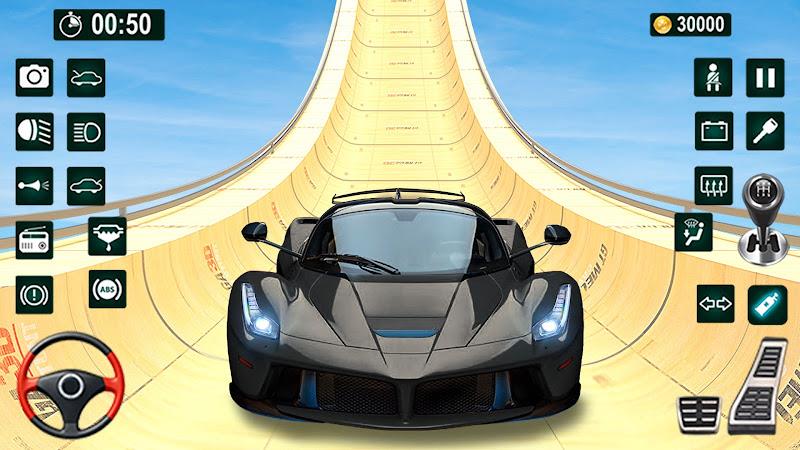 Mega Ramp GT Car Stunt Games Schermafbeelding 1