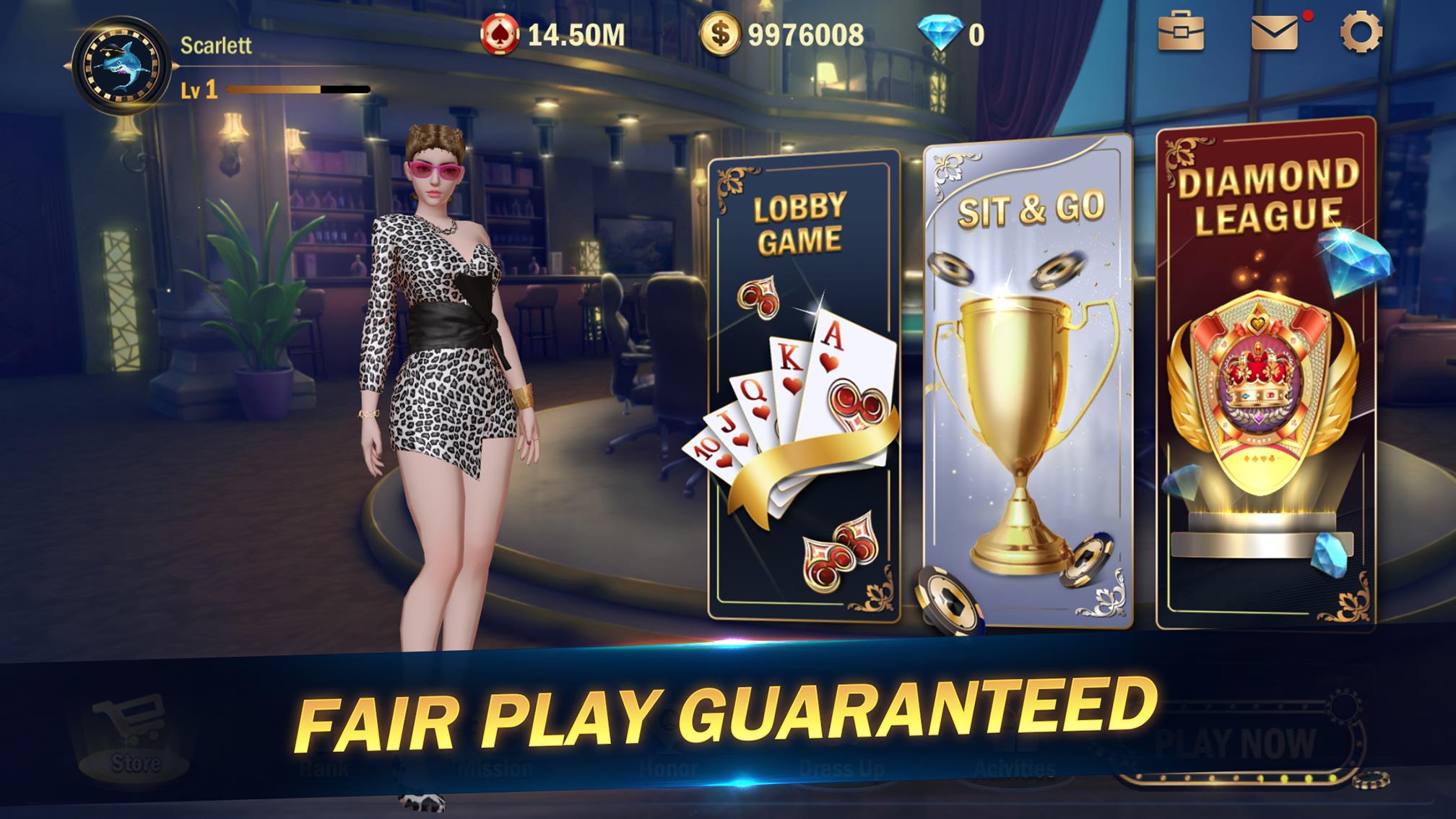 Hi Poker 3D:Texas Holdem Скриншот 1