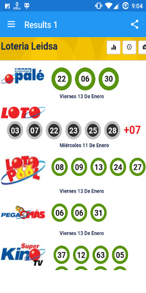 Leidsa Resultados ภาพหน้าจอ 0