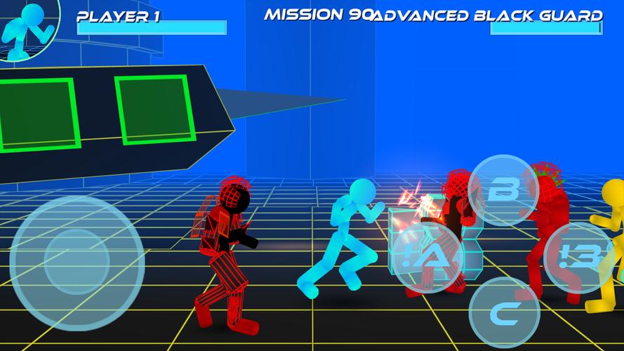 Stickman Neon Street Fighting Schermafbeelding 3