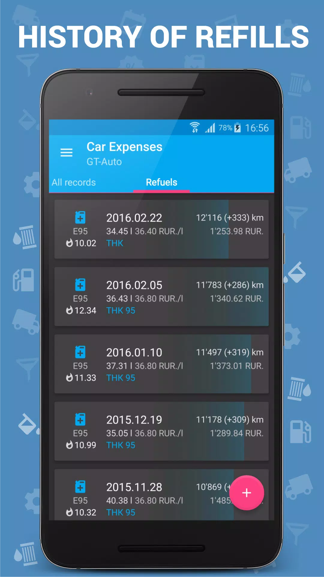 Car Expenses Manager Zrzut ekranu 2