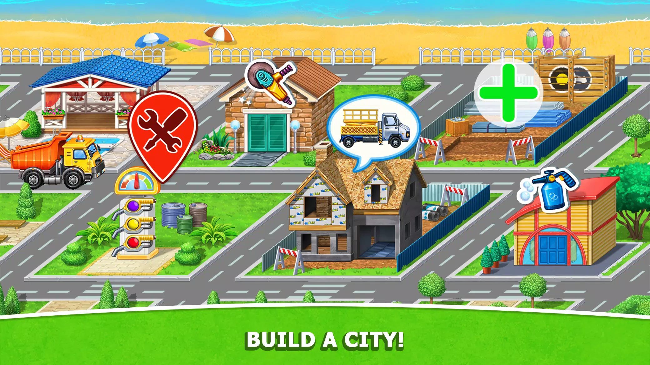 Kids Truck: City Builder Games应用截图第0张