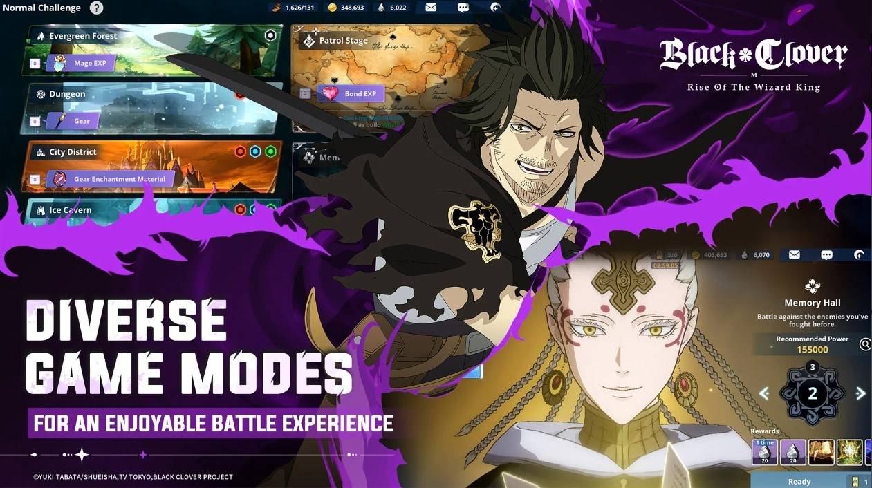 ¡Nuevos códigos canjeables para Black Clover M!